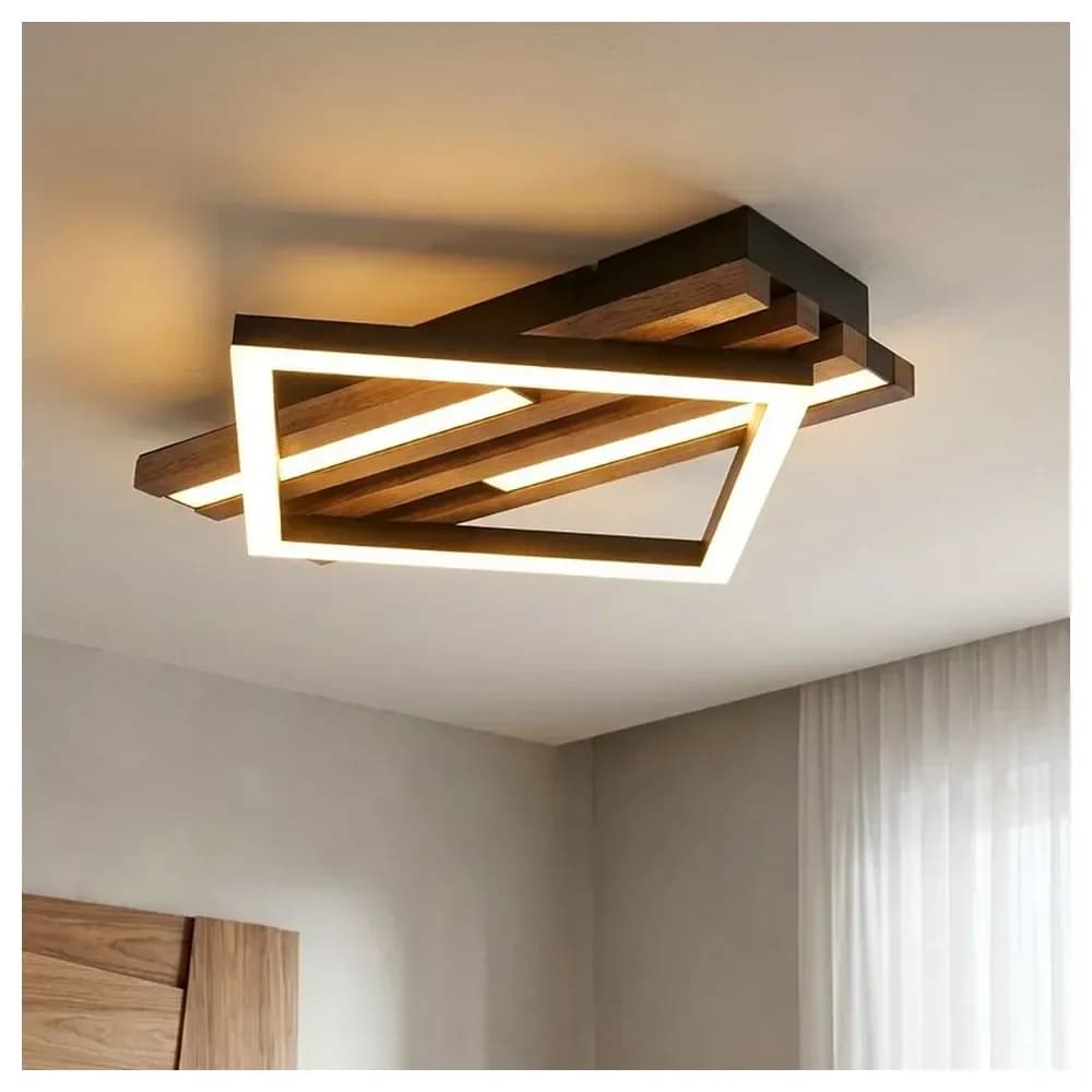 Globo Lighting Deckenleuchte , schwarz , Maße (cm): B: 33 H: 7,5