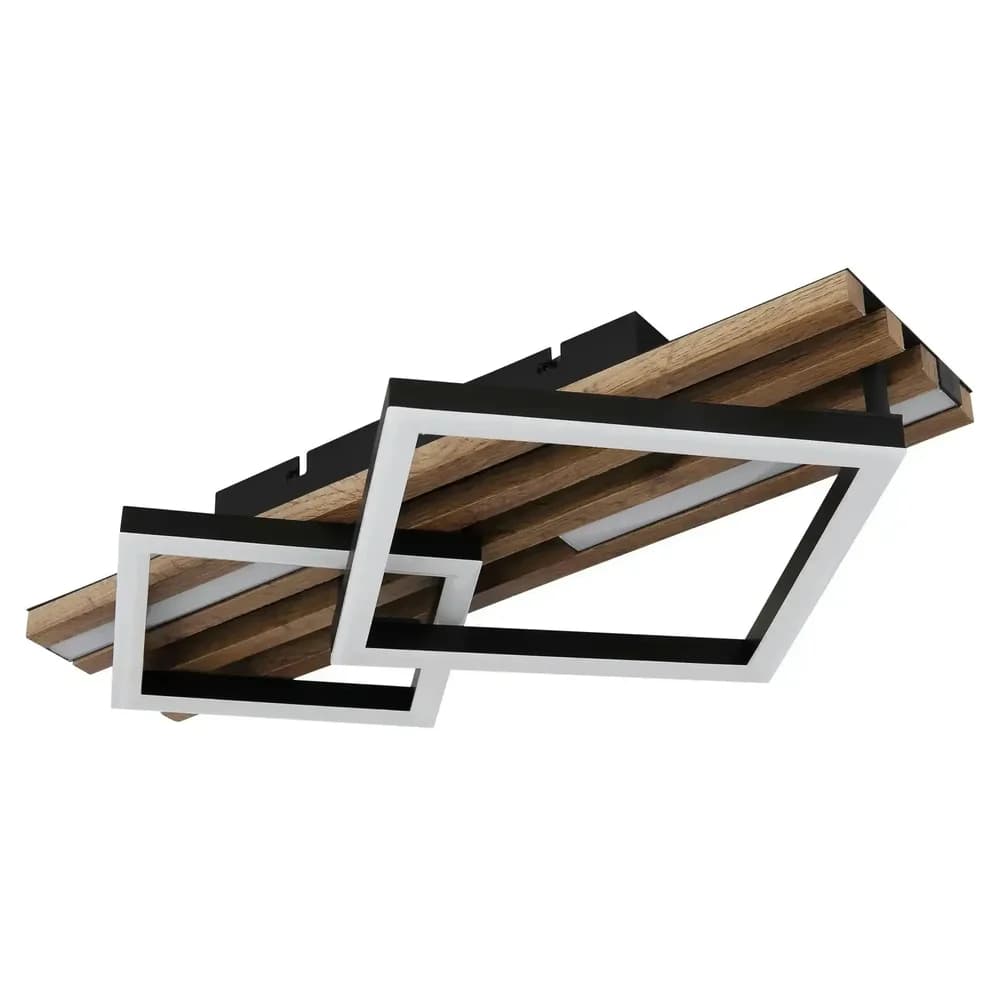 Globo Lighting Deckenleuchte , schwarz , Maße (cm): B: 47 H: 9,5