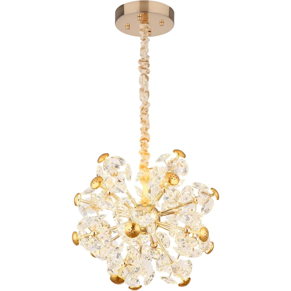 Globo Lighting Hängeleuchte , gold , Maße (cm): H: 125 Ø: 50