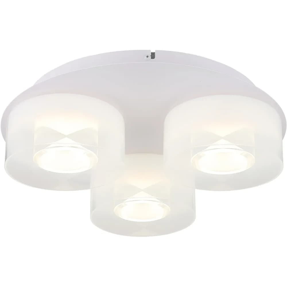 Globo Lighting Deckenleuchte , weiß , Maße (cm): H: 11,5 Ø: 38