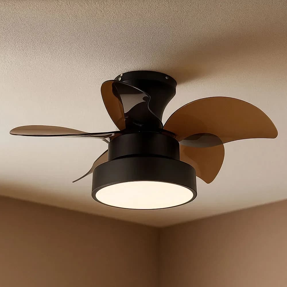 Globo Lighting Deckenventilator , schwarz , Maße (cm): H: 27 Ø: 58