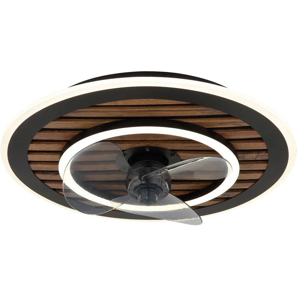 Globo Lighting Deckenventilator , schwarz , Maße (cm): H: 13 Ø: 49