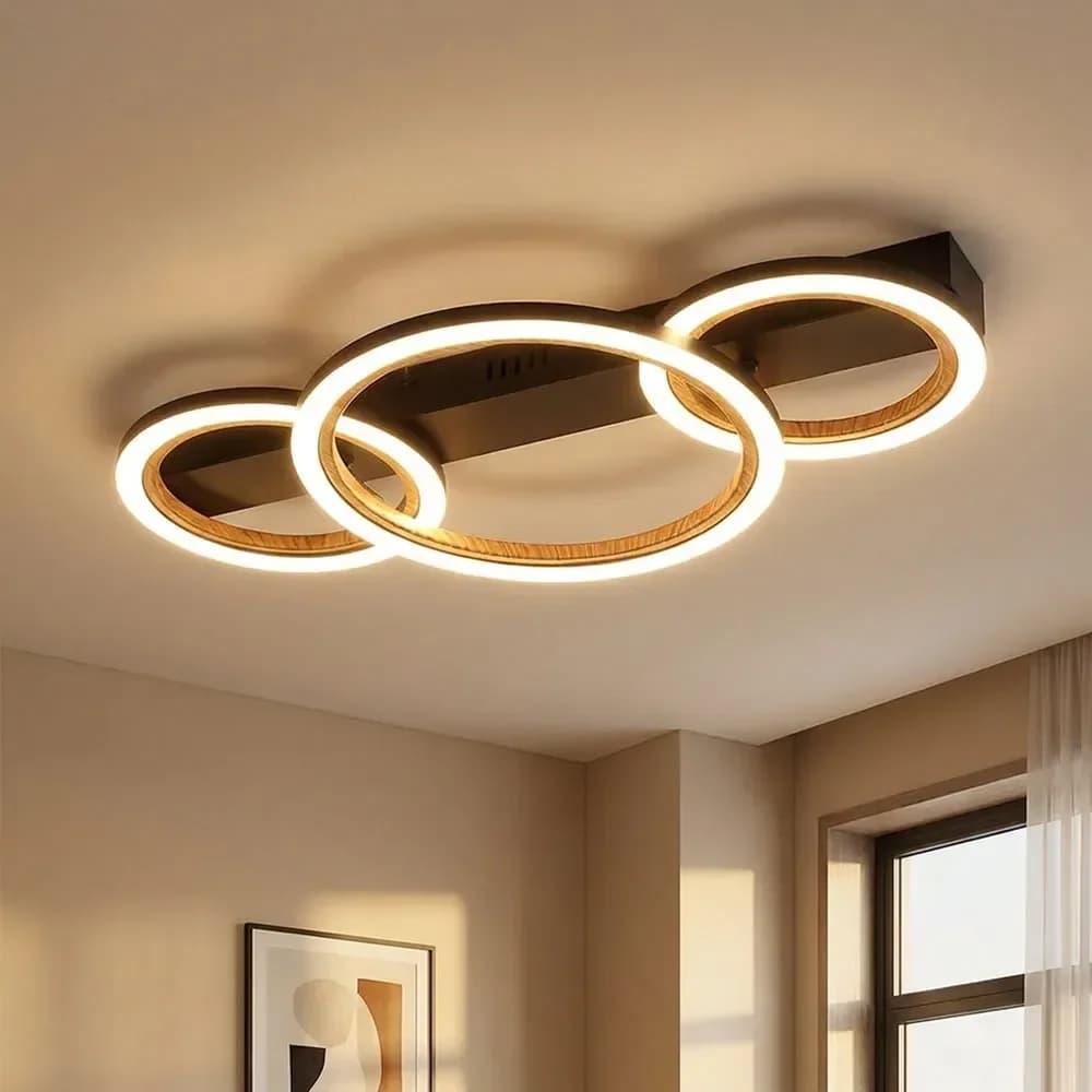 Globo Lighting Deckenleuchte , schwarz , Maße (cm): B: 30 H: 7