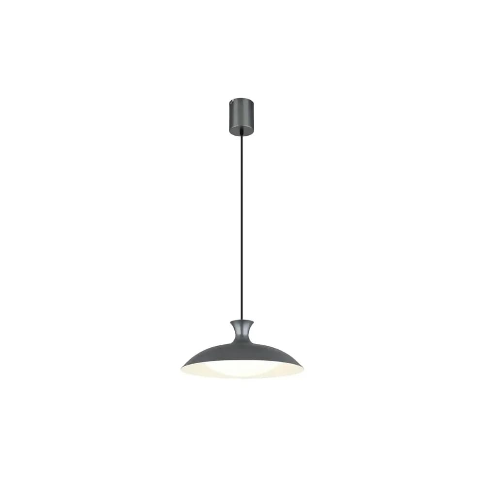 Globo Lighting Hängeleuchte , grau , Maße (cm): H: 150 Ø: 40