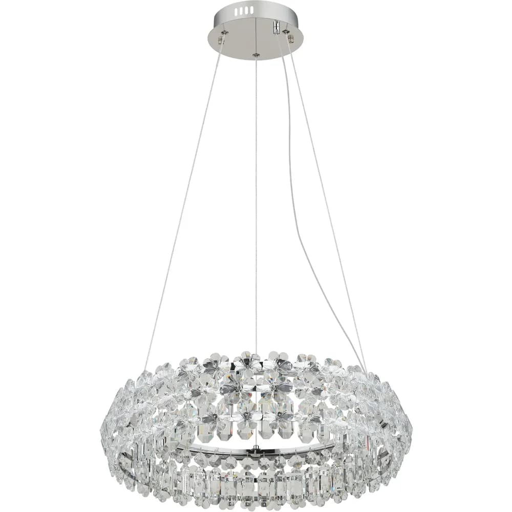 Globo Lighting Hängeleuchte , silber , Maße (cm): H: 150 Ø: 60