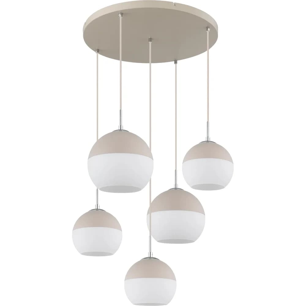 Globo Lighting Hängeleuchte , braun , Maße (cm): H: 120 Ø: 57