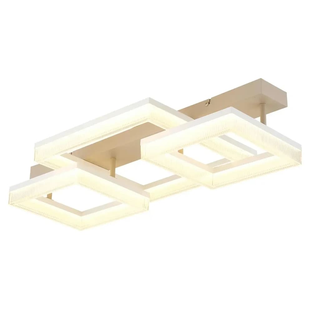 Globo Lighting LED-Deckenleuchte ZARA - B/H/T ca. 66.00x12.30x33.00