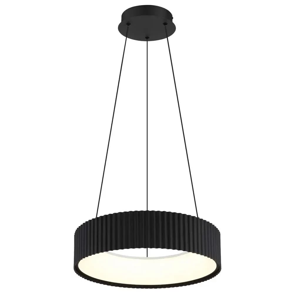 Globo Lighting Hängeleuchte , schwarz , Maße (cm): H: 120 Ø: 46