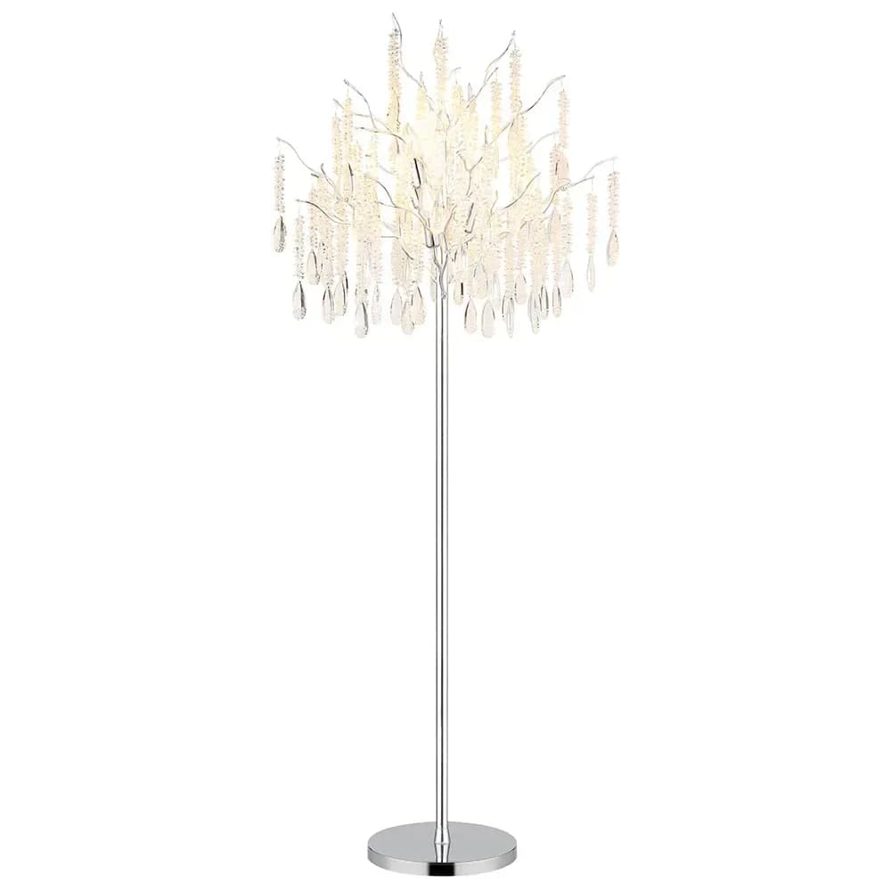 Globo Lighting Stehleuchte , grau , Maße (cm): H: 165 Ø: 55
