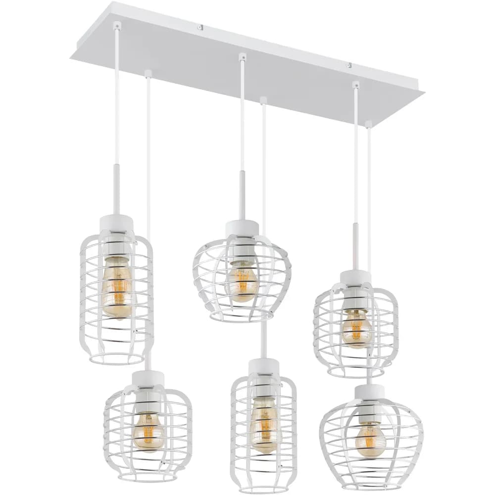 Globo Lighting Hängeleuchte , weiß , Maße (cm): B: 33 H: 120
