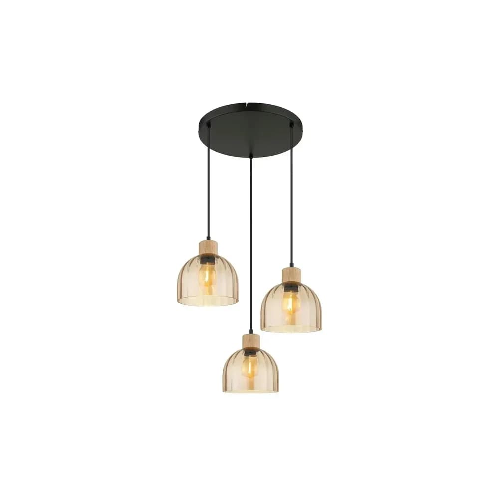 Globo Lighting Hängeleuchte , schwarz , Maße (cm): H: 130 Ø: 40