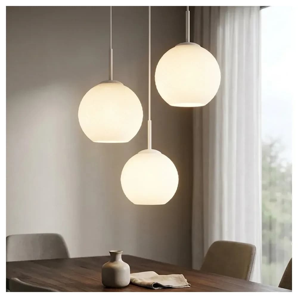 Globo Lighting Hängeleuchte , weiß , Maße (cm): H: 120 Ø: 46