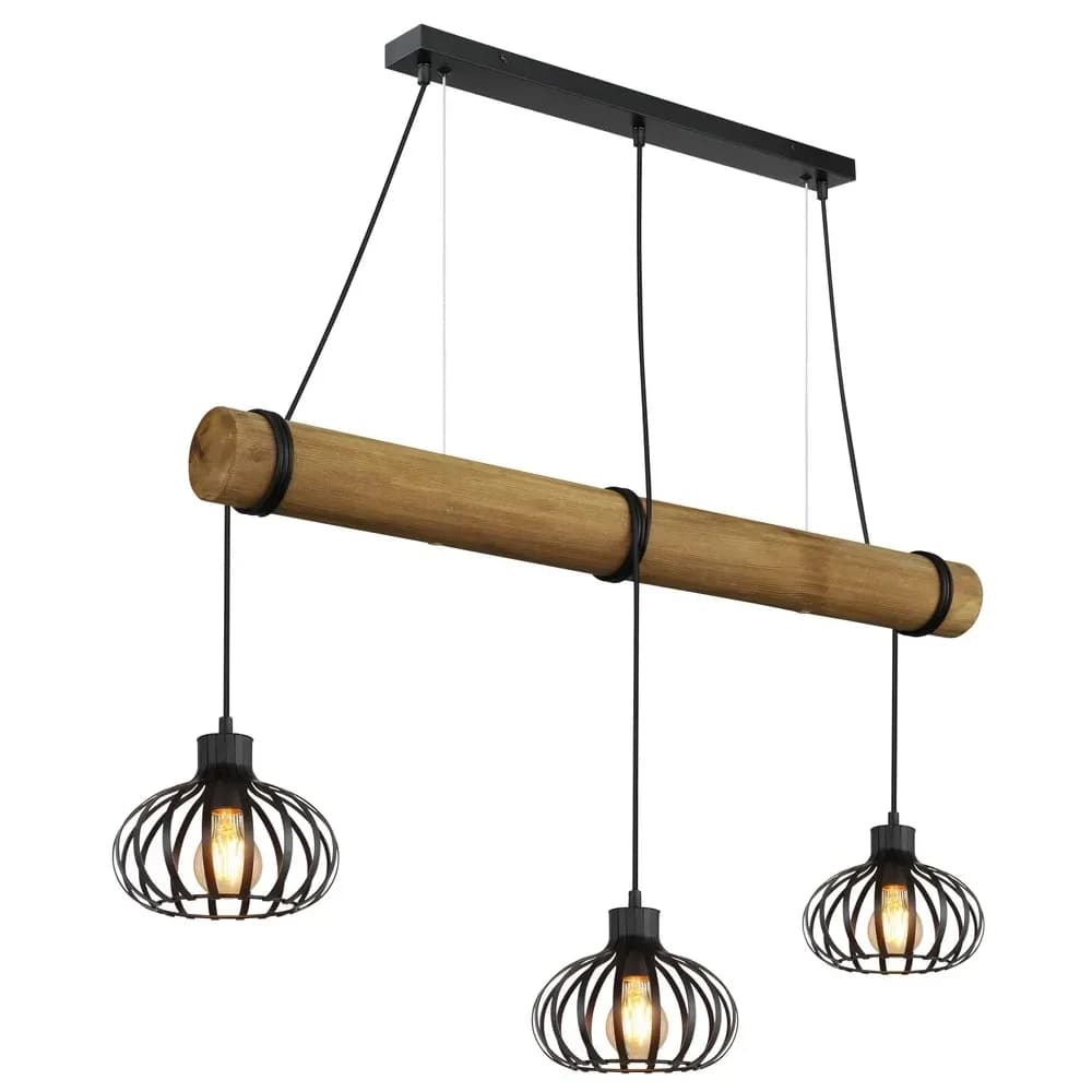 Globo Lighting Hängeleuchte , schwarz , Maße (cm): B: 20 H: 150