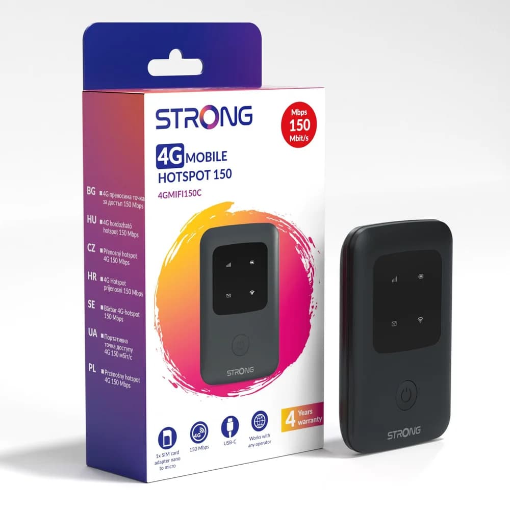 Strong 4GMIFI150C Mobiler Router grau