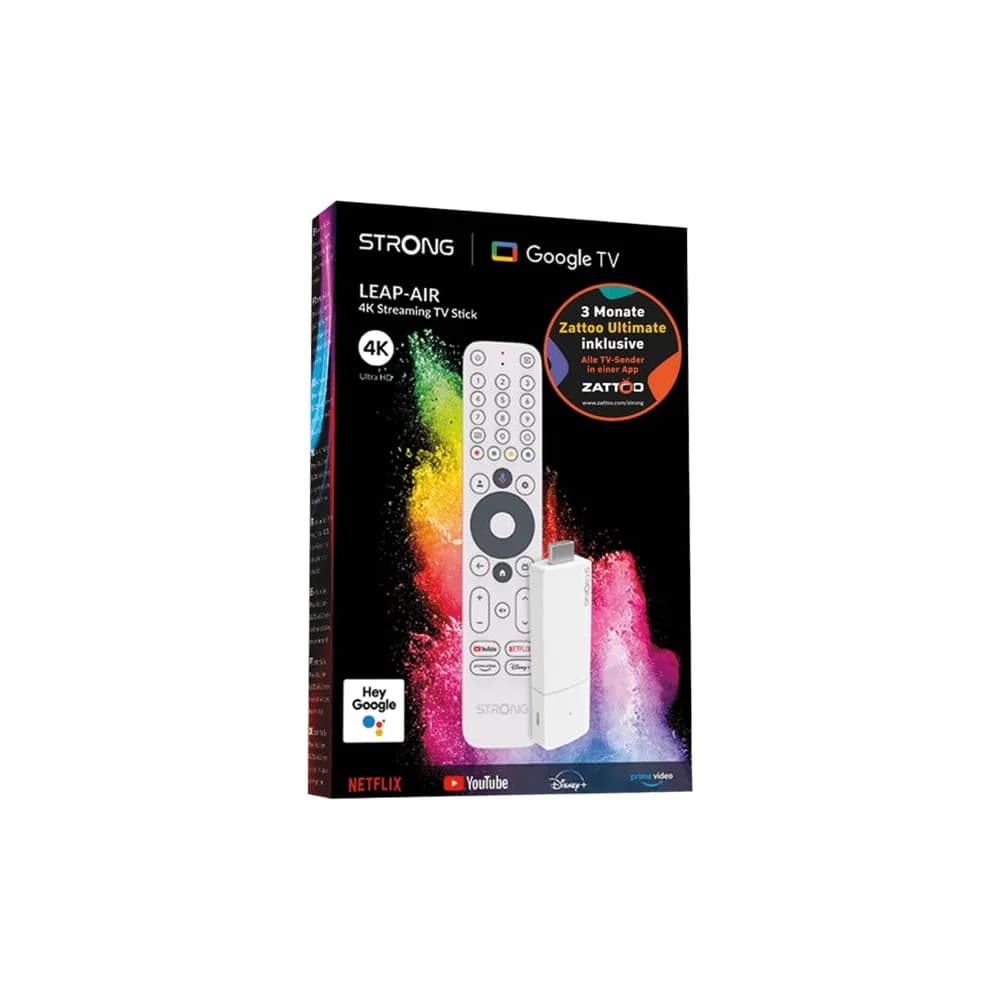 Strong Leap-Air Ultimate Google TV HDMI-Stick 4K Android 11