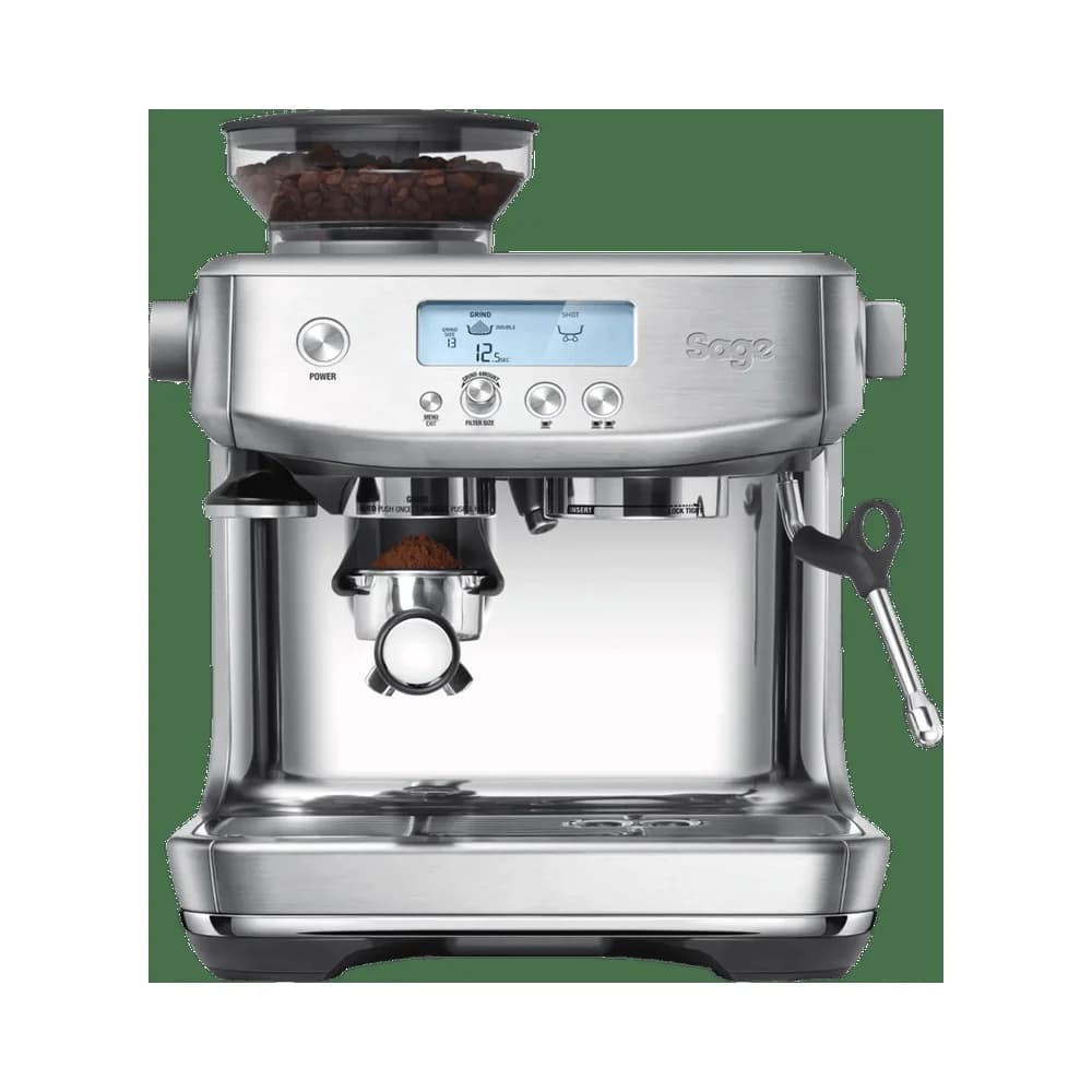 Sage The Barista Pro, Gebürstetes Edelstahlgrau, Einstellen der Mahlkegel, 1650W