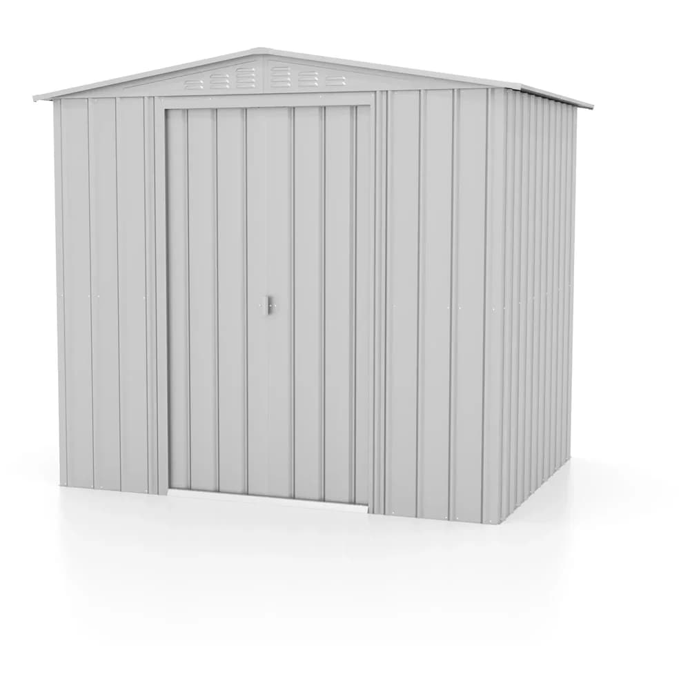 Globel Industries Gerätehaus "Tower 86",silber metallic,4,10 m2