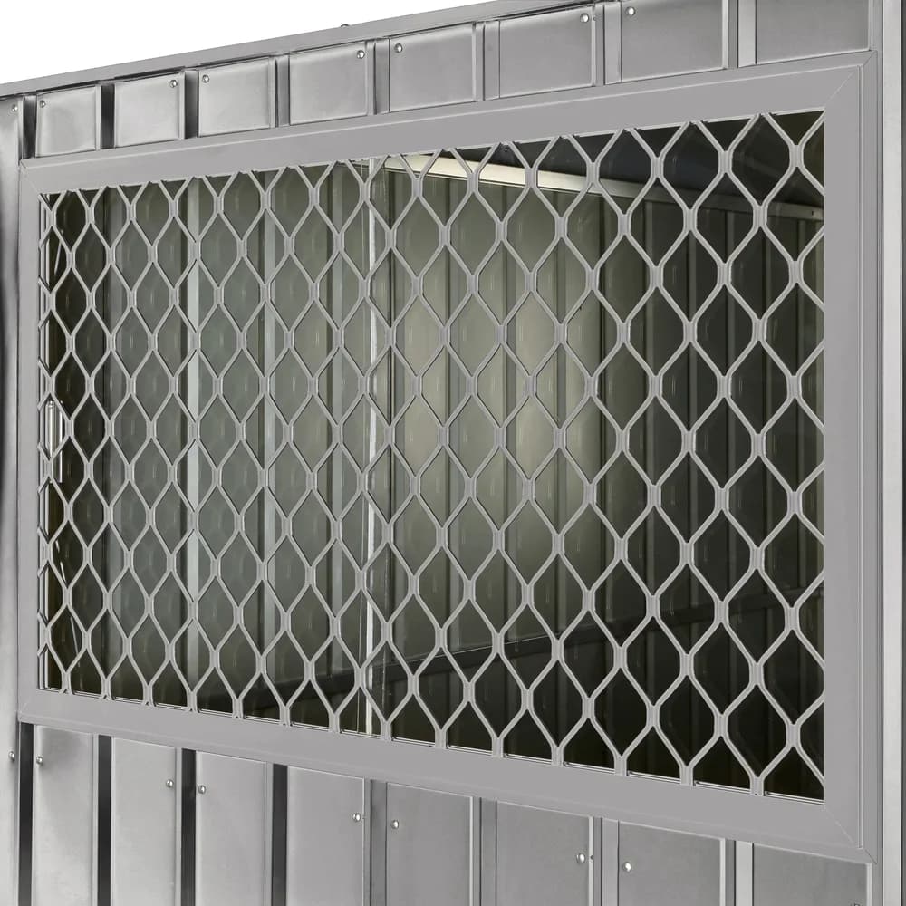Globel Seitenfenster 75x124 cm, silber metallic, für Skillion, Lean To, Dream