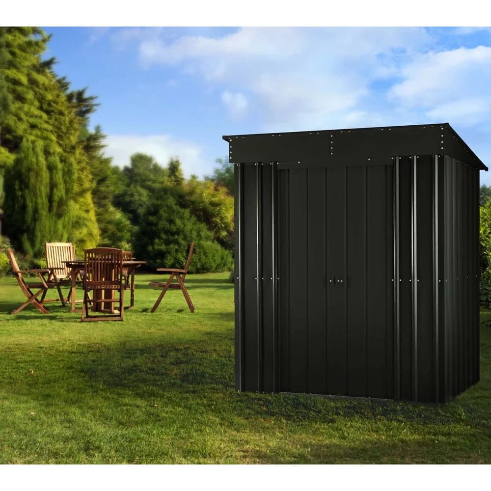 Globel Industries Gerätehaus "Skillion 64",anthrazit,1,93 m2