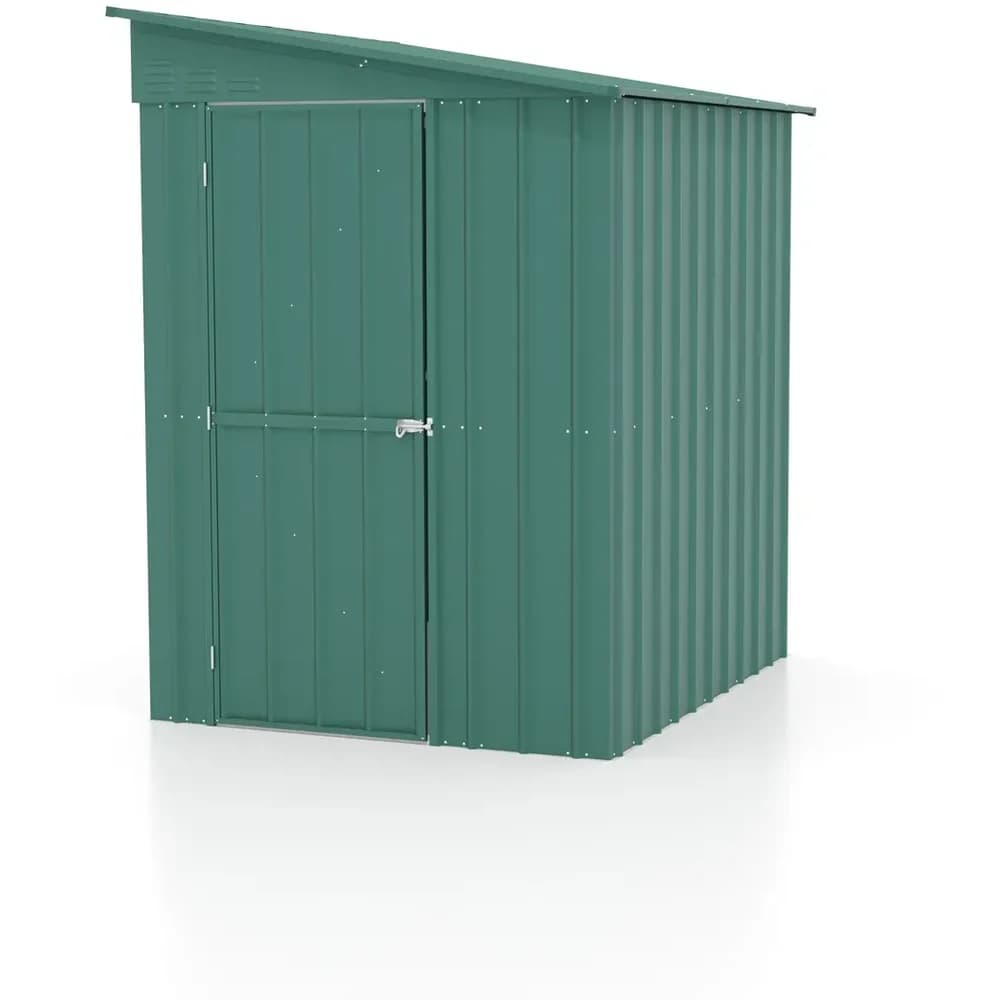 Globel Industries Metall Anlehn-Gerätehaus, Fahrradgarage "Lean-To 56",jade,2,79 m2