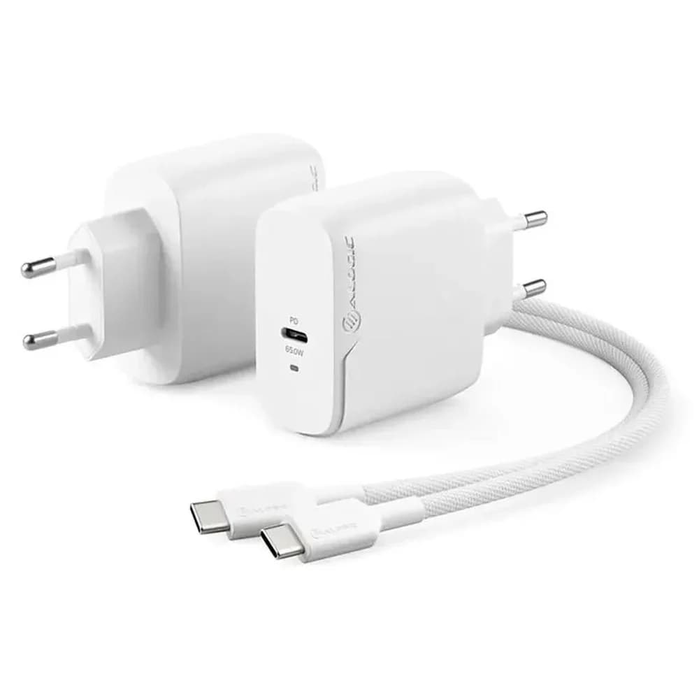 ALOGIC 1X65 Rapid Power 65W GaN-Ladegerät inklusive 100 W USB-C-Ladekabel 2m