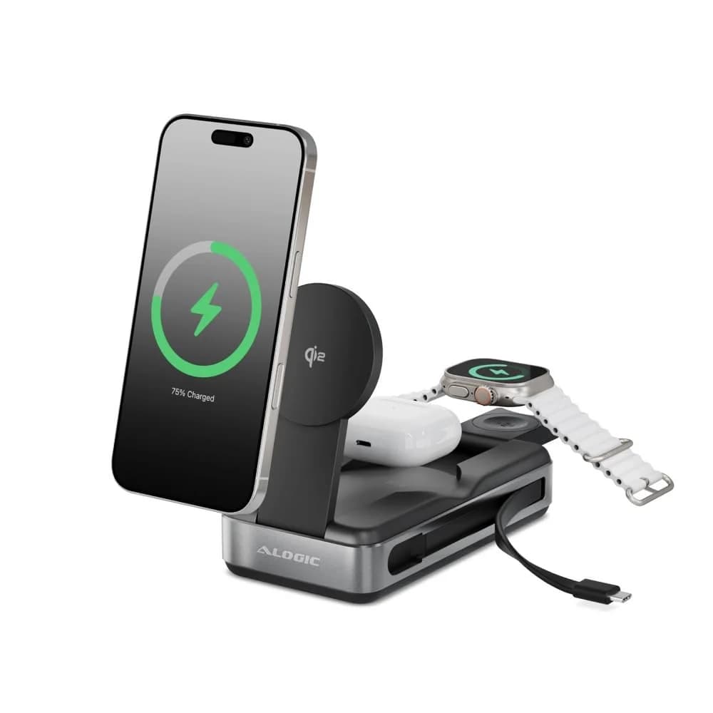 ALOGIC Roam 6-in-1 Powerbank 21.000 mAh Qi2 + 100W USB-C