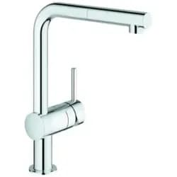 Grohe Spültisch-Einhebelmischer Minta 1/2", ND, L-Ausl., ausz. Laminarbr., chr