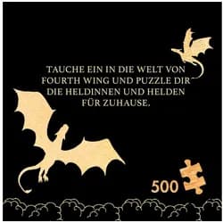 Kosmos Puzzle 500 Teile Puzzle Fourth Wing Puzzle Flame Section Mates 686437, Puzzleteile