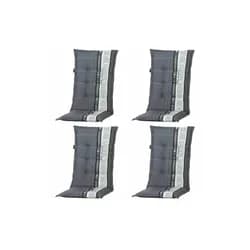 MADISON Auflagen Set 4 x Garden A hoch grau
