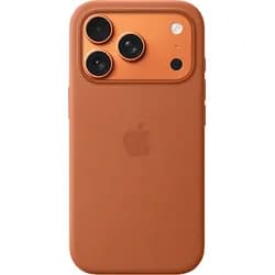 Apple iPhone 17 Pro MagSafe Silikon Hülle - Terracotta