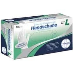 Handschuhe Einmal Latex gepudert M