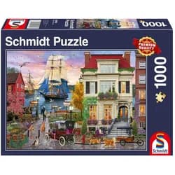 Schmidt Spiele Puzzle Schiff im Hafen. 1.000 Teile, 1000 Puzzleteile