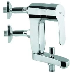 Grohe Eurostyle C Vertica Wannen Armatur 23302000 Aufputz, Anschlusswinkel 45° chrom