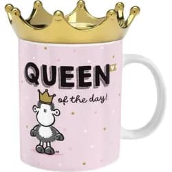 Sheepworld Tasse Kaffeetasse Kaffeebecher Teetasse Tasse 50cl Sheepworld Queen 48946, Material: Porzellan