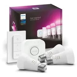 hue W&C Amb. 9W A60 E27 3er Pack (Schwarz)
