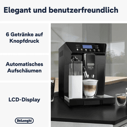 De'Longhi Kaffeevollautomat schwarz