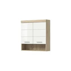 Hängeschrank Lambada ca. 74x79 cm Sonoma Eiche/Weiß