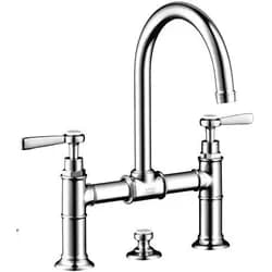 hansgrohe Axor Montreux Waschtischarmatur 16511000 chrom, mit Ablaufgarnitur, Hebelgriff