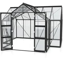 Vitavia Gewächshaus - 383x383x254cm - schwarz -