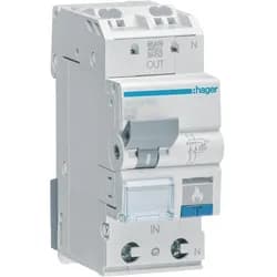 Hager AFDD mit LS 1P+N 6kA C-16A 2M