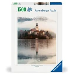 Ravensburger Puzzle Erwachsenenpuzzle 1500 Teile - Die Insel der Wünsche, Bled, Slowenien, Puzzleteile