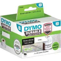 Dymo Etikett 2112284 19x64mm ws 2x450 St./Pack.