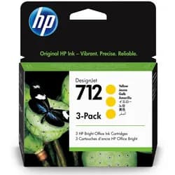 HP Tinte 712 gelb, 3er-Pack