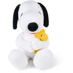 Simba Peanuts - Snoopy sitzend mit Woodstock - Weiß