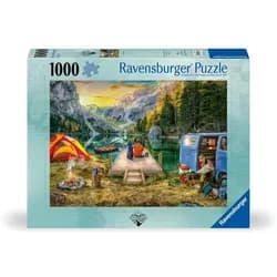 Ravensburger Puzzle Ravensburger Puzzle Ruhe auf dem Campingplatz 1000 dlks, Puzzleteile