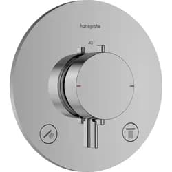 hansgrohe Ecostat Comfort S Thermostat Unterputz für 2 Verbraucher, Chrom
