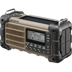 Sangean MMR99DESERT Kurbel Radio LED-SOS-Lampe, BT