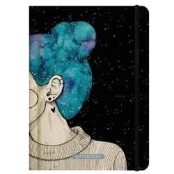 matabooks Notizbuch Nari Notizbuch \"Blue Starry Sky\" (liniert, farbig)