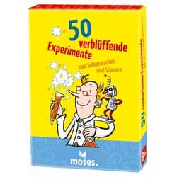 Moses. Verlag Spiel Experimentier-Set – 50 Experimente für kleine Forscher ab 8 Jahren