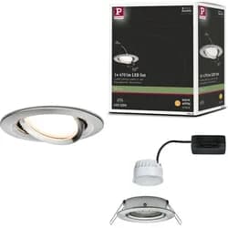 PAULMANN EBL Nova Coin rd schw LED 1x6W Eis geb